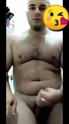Straight spain cum in video call