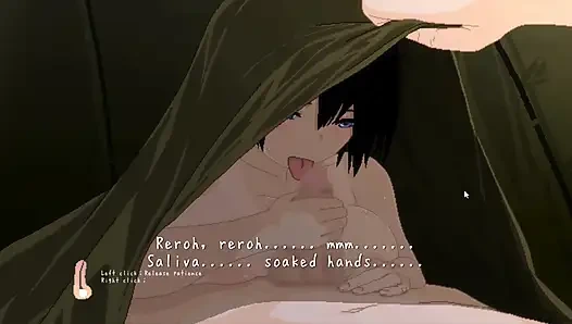 Hentai oyunu - kalın büyük memeli kadının yaz plaj seks macerası