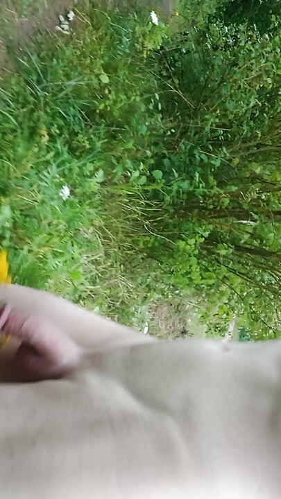 Gay German Amateur teen public nudist walking