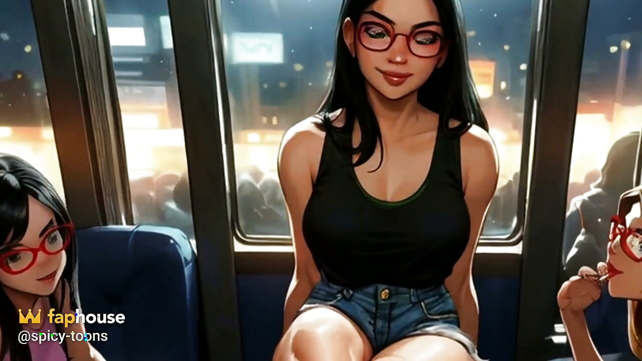 Lin Plays Footsie on the Train 2