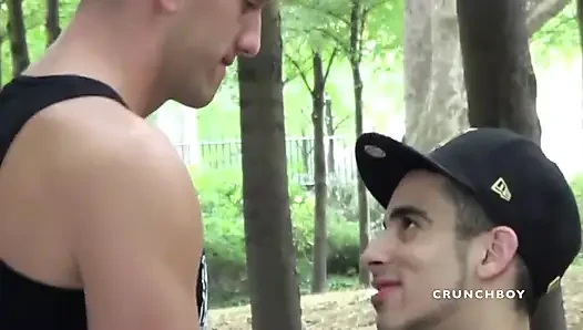 Arab fuck his straight boy in sneakers sniffing