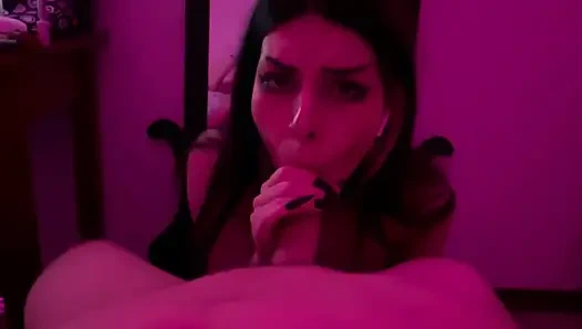 Real Couple Intimate Moment Under Red Lights