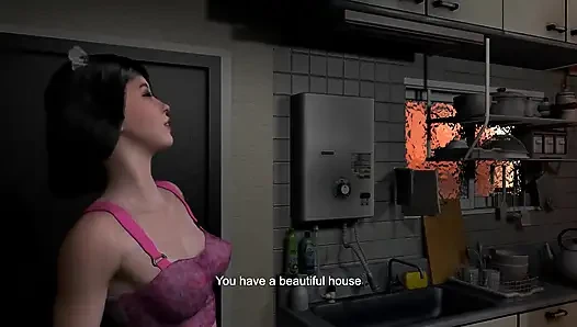 HD 15:46 Pembantu Rumah Tangga Asia Seksi Mengurus Pria Rumah Tangga