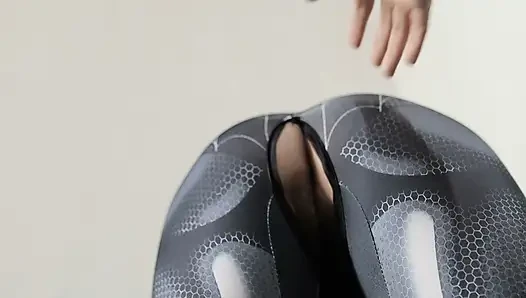 It's nice to fuck an Indonesian girl with a smooth body and Spiderman cosplay