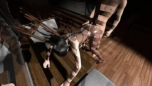 Ngentot gaya doggy sama eve setelah tenggorokannya dientot habis-habisan - parodi pedang bintang