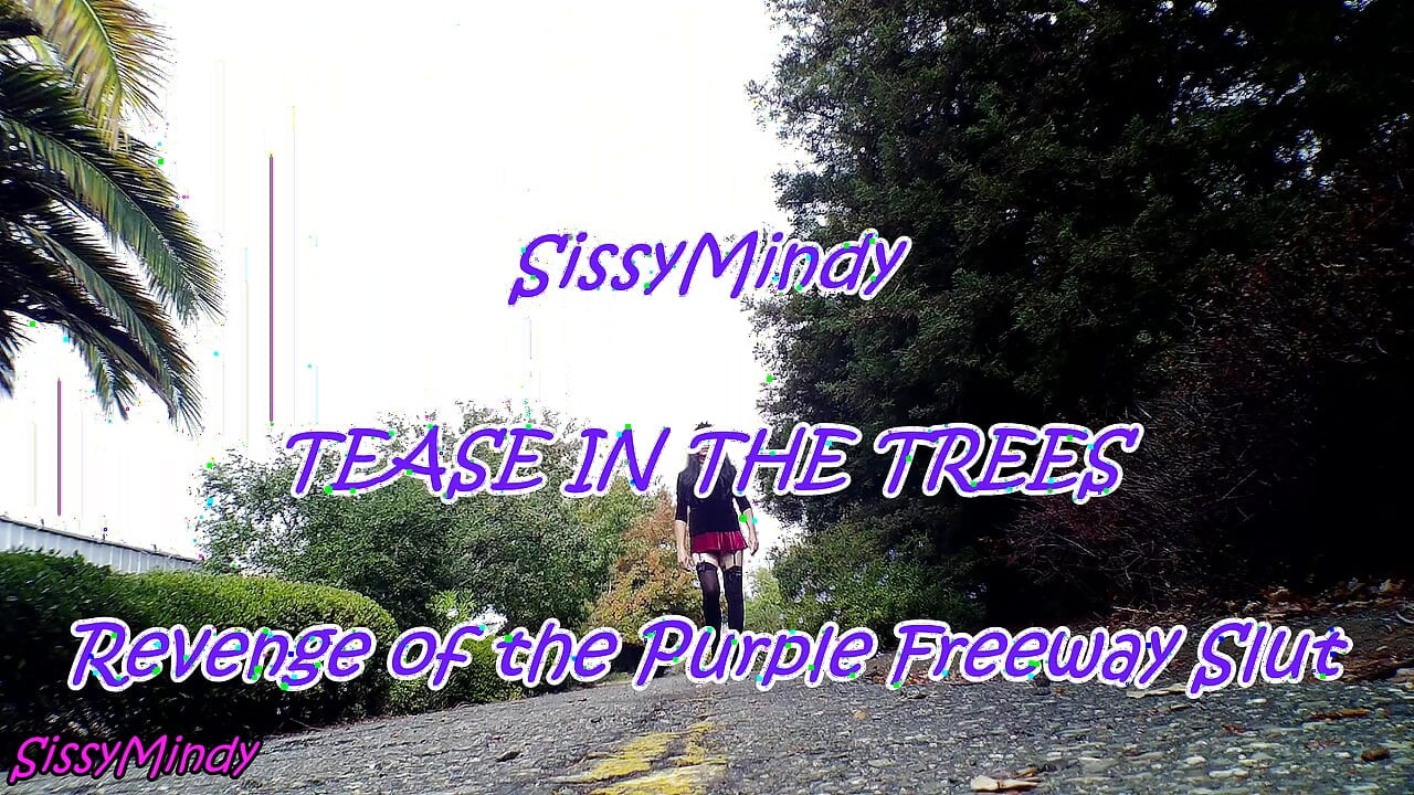 SissyMindy Striptease in the trees