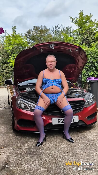 Having Fun Whilst Cumming on My Car