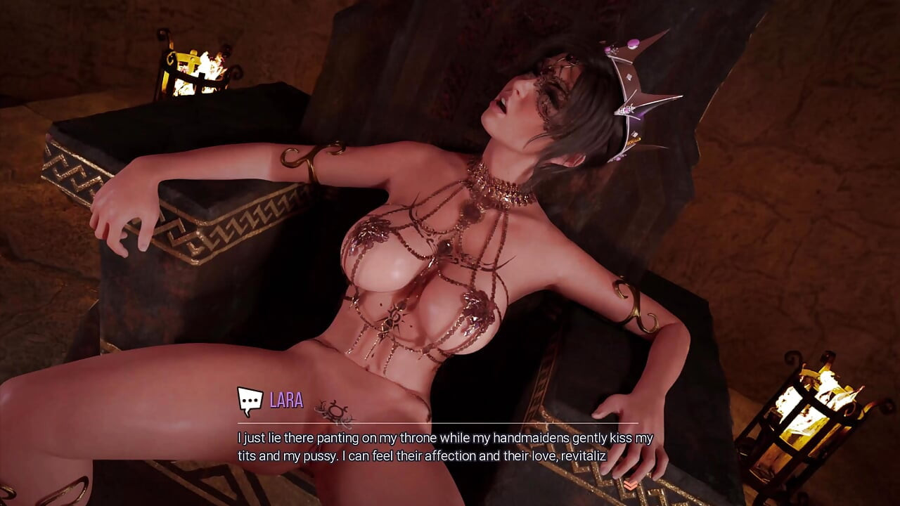 Croft Adventures 3 Lara ama BDSM e grandes paus pretos e para provocar outros