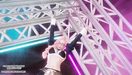 MMD Love It - Seraphine Sexy Kpop Dance League of Legends Hentai Uncensored 4K 60FPS