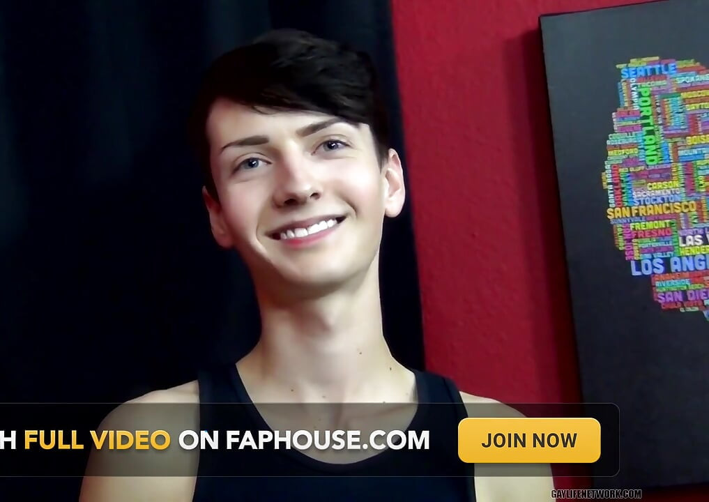 Slim Twink Benjamin on Set