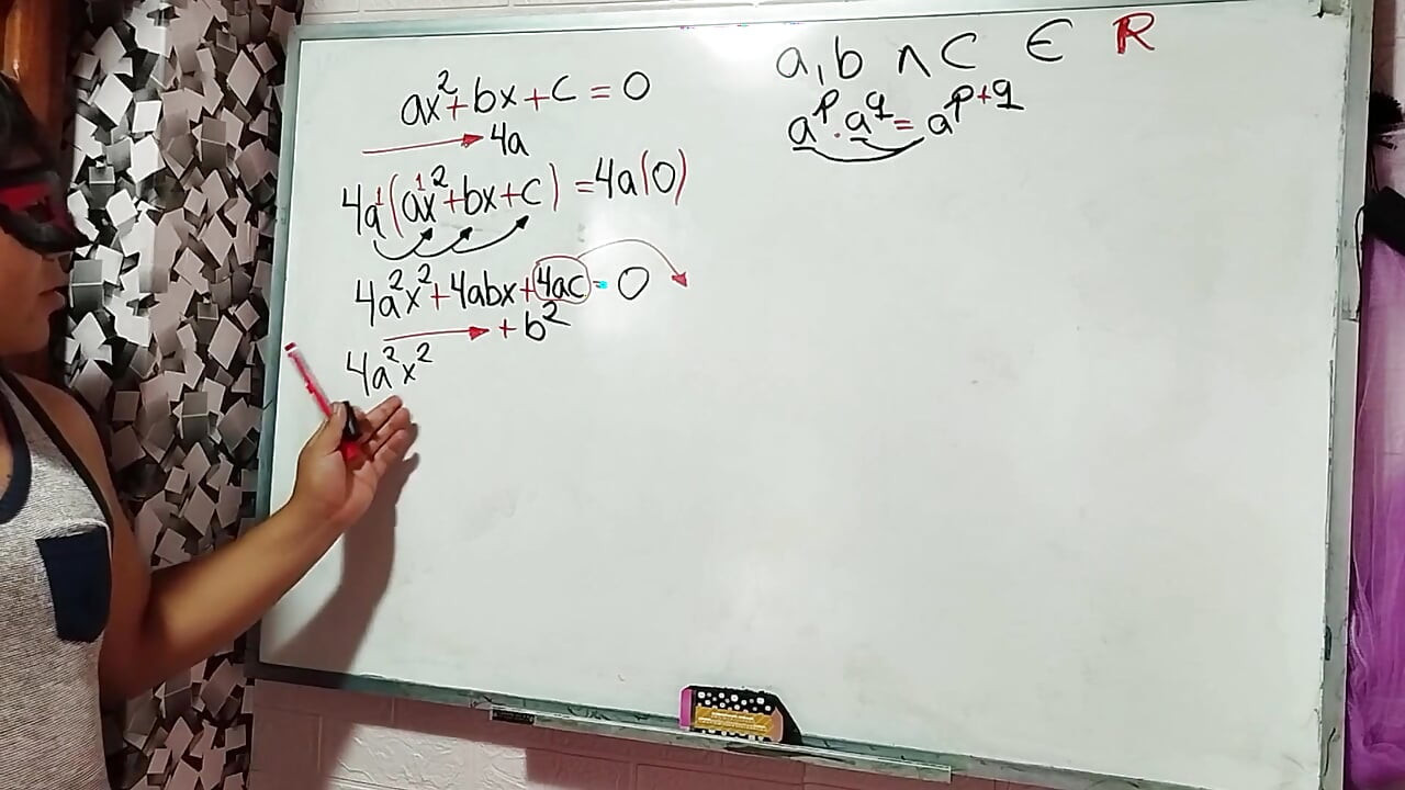 29 Algebra: Sexual Demonstration of the Equation of the Second Degree