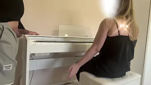 Piano Teacher - I cum on my piano teacher