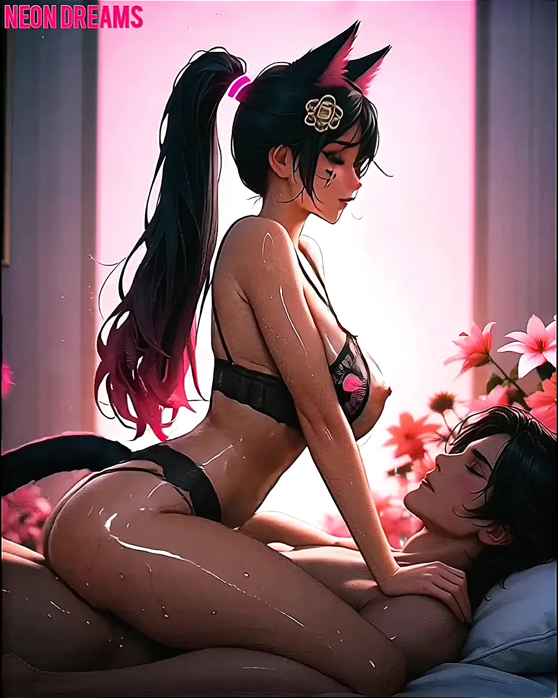NEON DREAMS - 辣妹口交性交 2