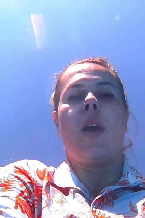 Long Breath Holding Underwater