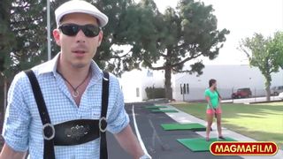 Magma film lecciones calientes de mini golf