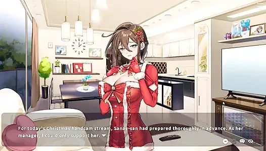Хентай игра - рождественское соблазнение замужней женщины - V-Lover