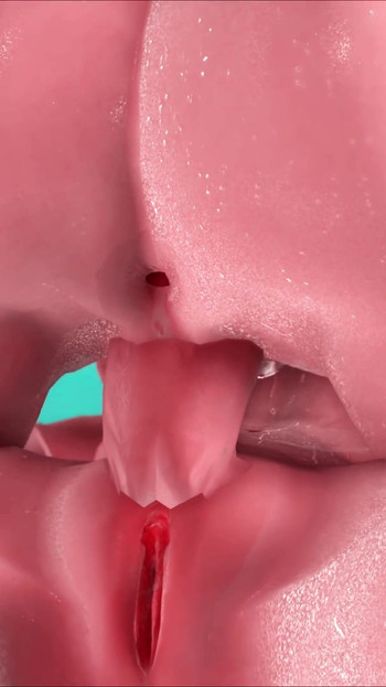 Spectacular moment from "Blondes and psychedelic sex (Part 6) Remastered - Animation"