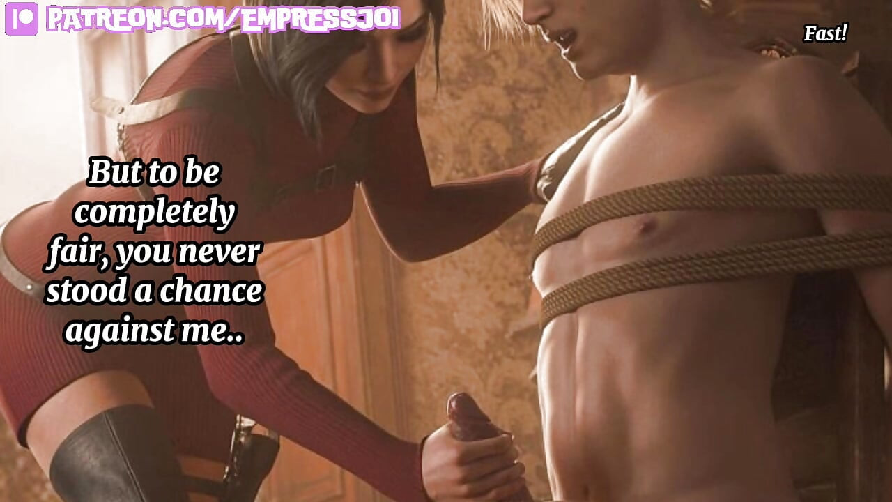 Femdom Hentai JOI: Ada Wong Keeps You As Her Bitch Prisoner