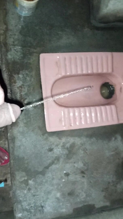 Ball in the toilet