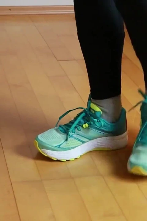 Pantyhose and Running Shoes