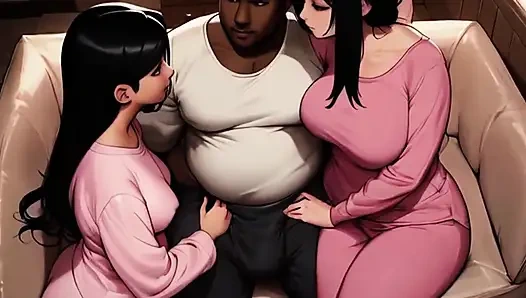 Stiefmutter erwischt stiefvater beim ficken mit stieftochter und versteht es