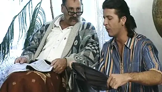 Beautiful German doll gets drilled in a hot threesome