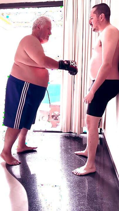 Daddy Boss Boxer Gutpunching Me