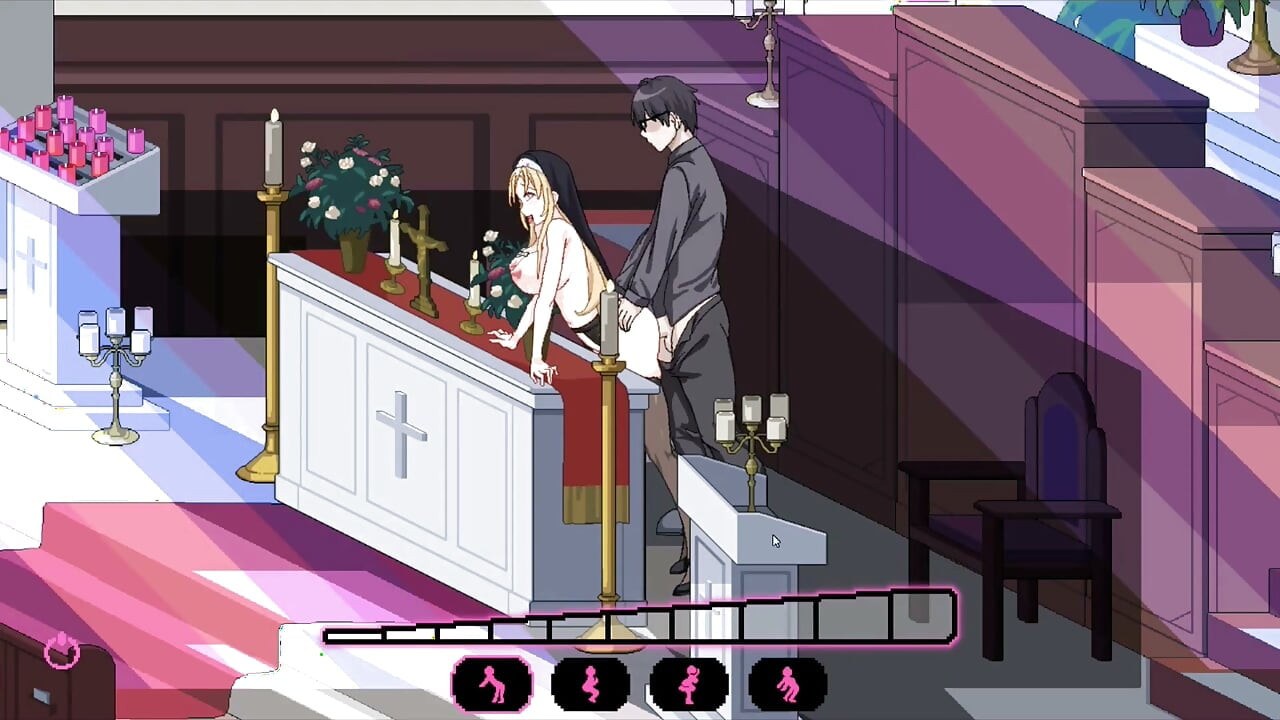 Hentai Game - Kerk Hentai Sex Scenes 3 (Rika The Lewd Nun Heroines) - De Censor