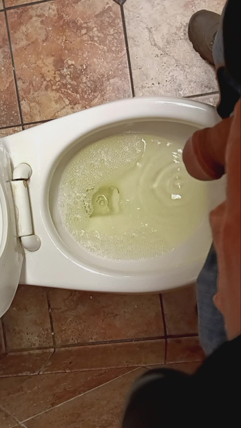 Peeing in a One-Man Restroom