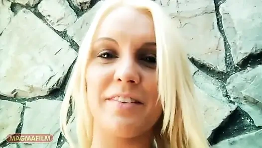 Big Breasted Cute American Blonde