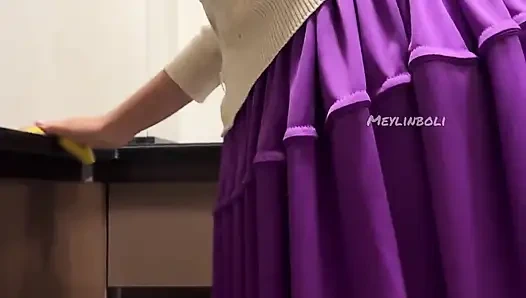 Bolivian Cholita Fucks the Owner of the House While the Wife Rests