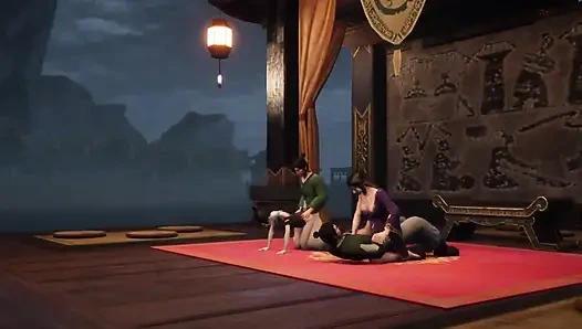 Mengenang masa-masa ketika cowok ini selingkuh sama adik tirinya yang lagi dari belakang panggung (3d)