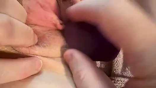 Wifey Gets Two Holes Filled With New Toy