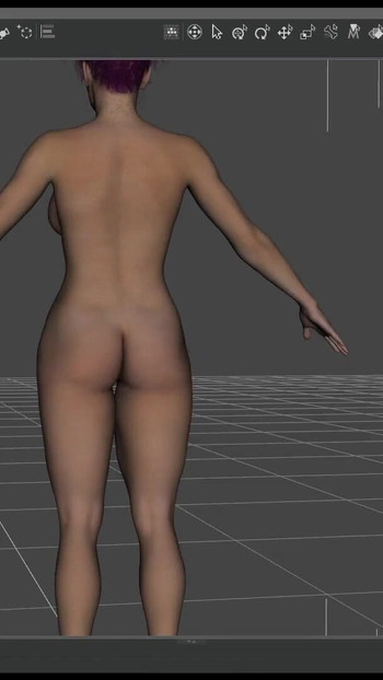 Must-see moment from "Creating Kandy Kisses a pregnant 3d character"