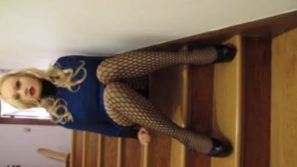 crossdresser relaxing