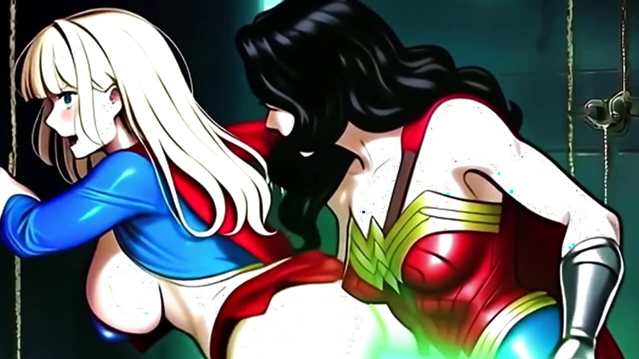 Supergirl blir bundet og penetrert!