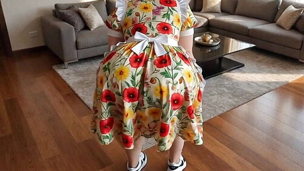 velký zadek v šatech