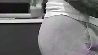 Step mom with huge ass get changed in front of step son 