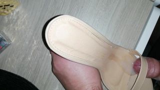 High heel slippers