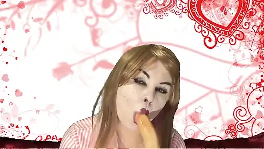 Real doll sucking your cock deep and begging for cum