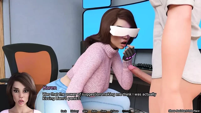 Stepmom Blows Me While Wearing a VR Head Set- the Sexbot #26 Gameplay