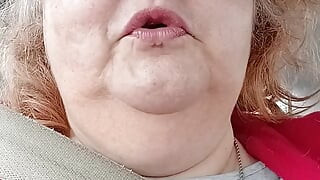 Talking and enjoying My treat from starbucks gift card I was given