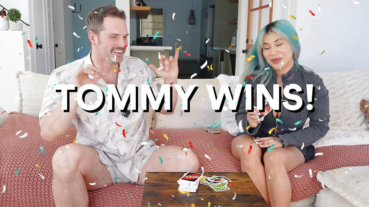 Big Ass Latina Playing Naked Uno and Twister on Tom Games Podcast