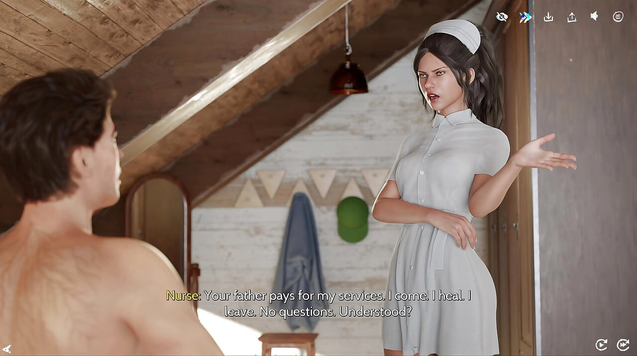 Nurse Hot Pussy Gently Receives Every Touch