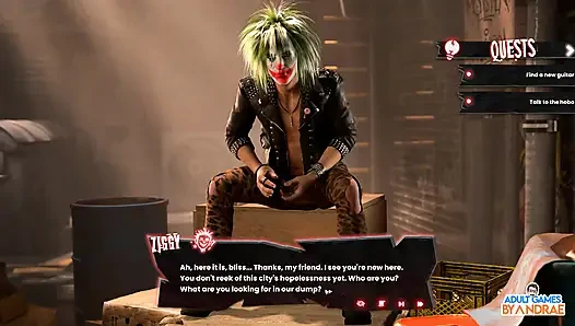 Sex, Sin & Rock'n'roll Gameplay Part 1 - Van Crash, Motel Stop & a Strange New Beginning