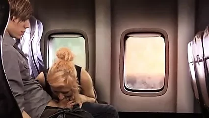 Brother and sister on a plane