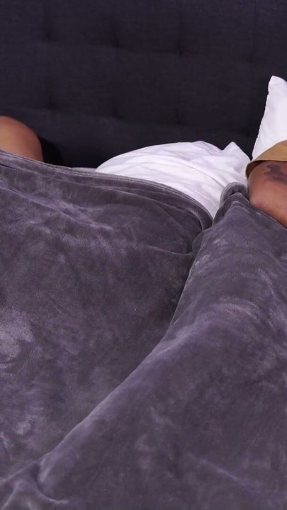 Big-breasted stepmom shares a bed with me after the trip, and what a great decision! | Clip 1