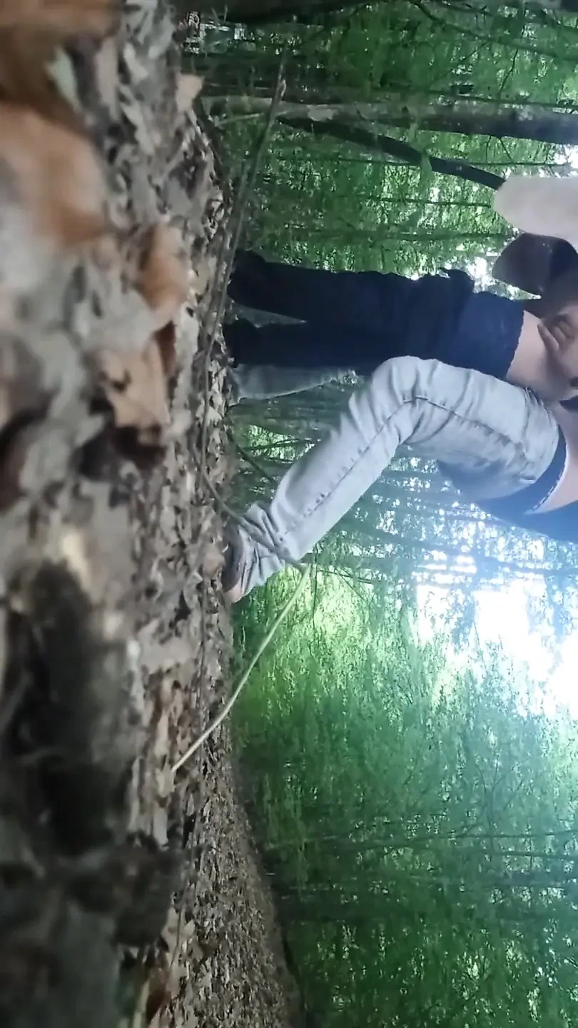 Wife Fucked Outside, Pussy Flowing with 2 Creampies