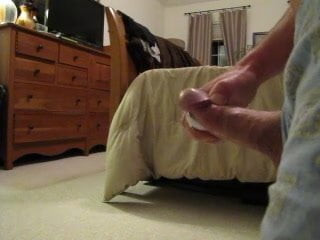 Another vibrator cumshot