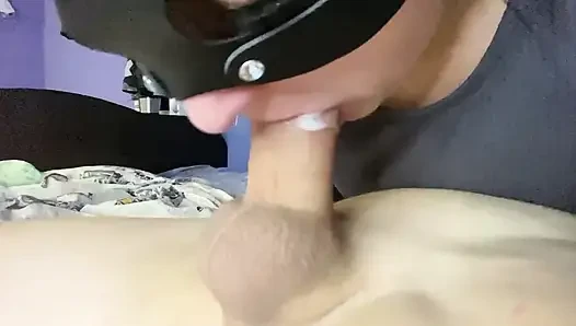 Кошечка с глубокой глоткой